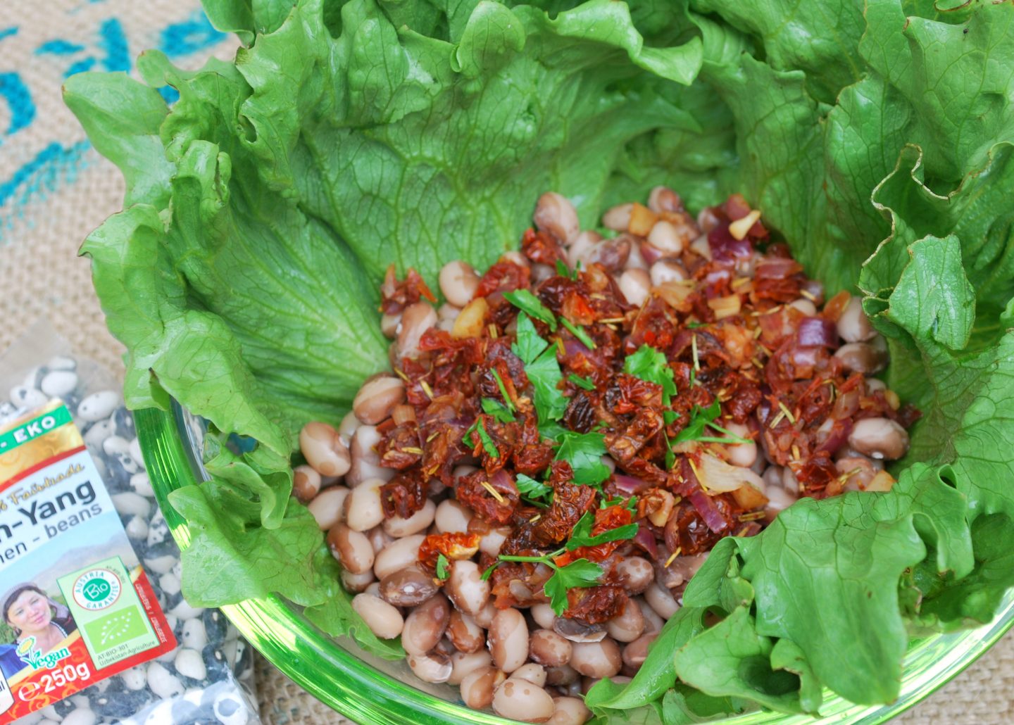 Bean Salad with dried Tomatoes